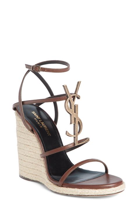 ysl espadrille wedges|saint laurent espadrilles.